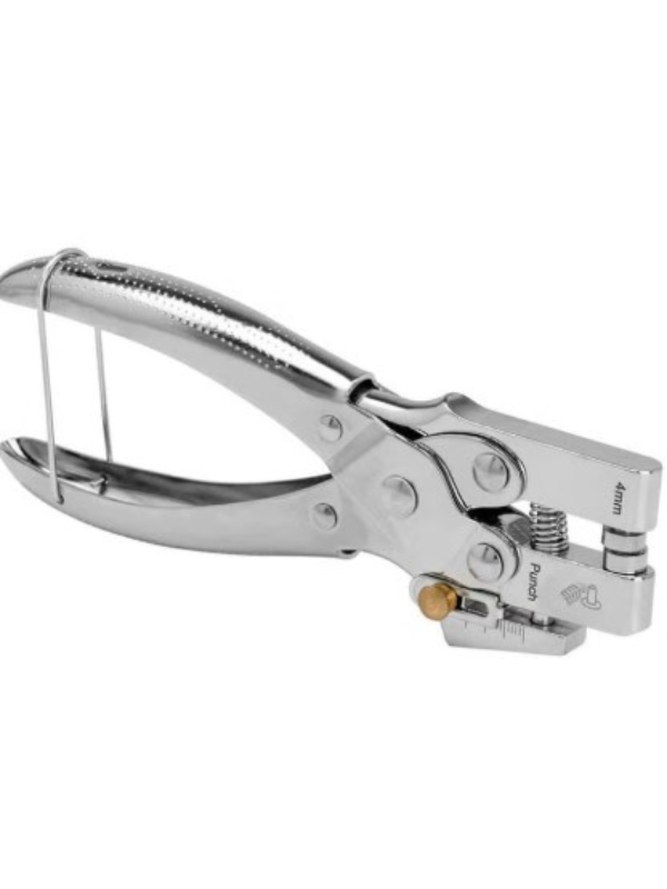 Rapid RP05 4 mm Eyelet Pliers with 100 Eyelets, Steel, Silver - Image 2