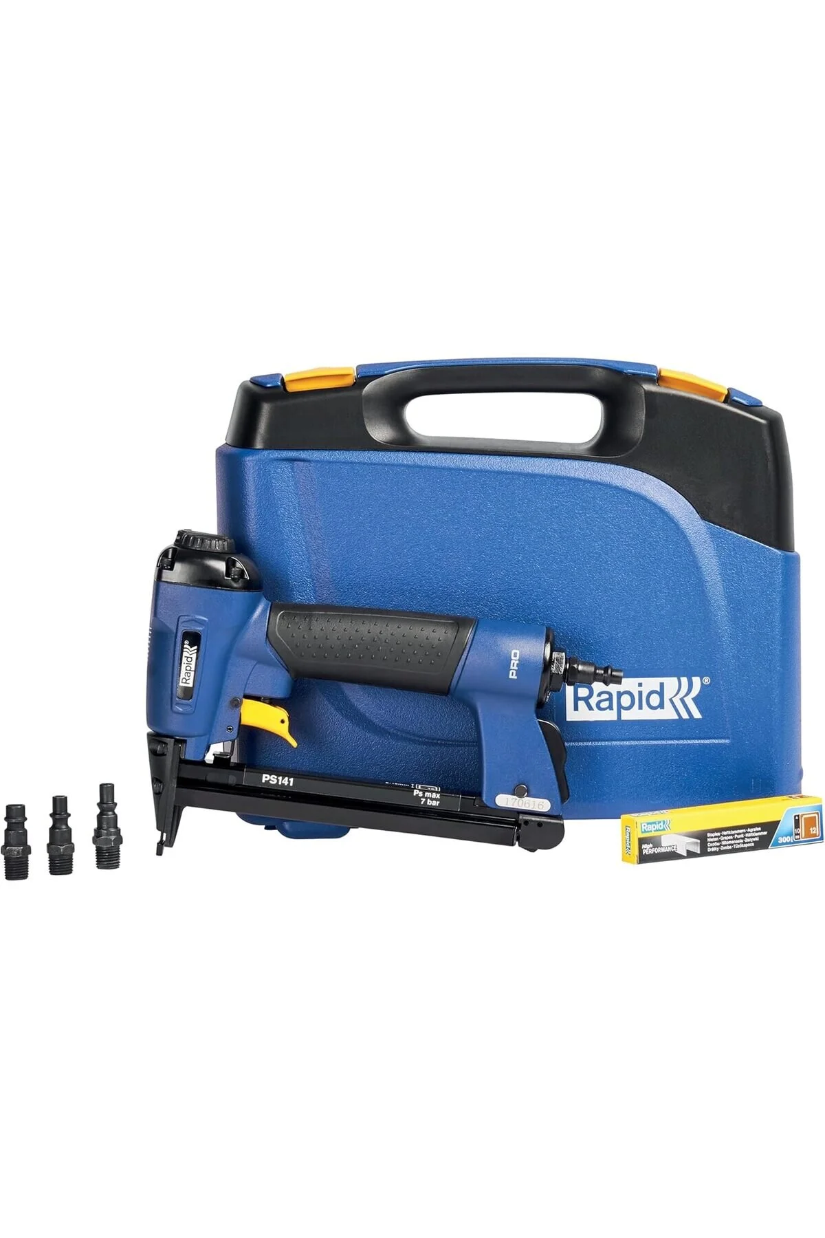 Rapid PS141 Pneumatic Upholstery Stapler Kit with 300 Staples - Image 2
