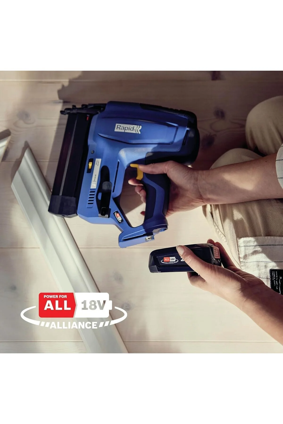 Rapid BNX50 18V Cordless Brad Nailer, Adjustable Depth, Tool Only - Image 4