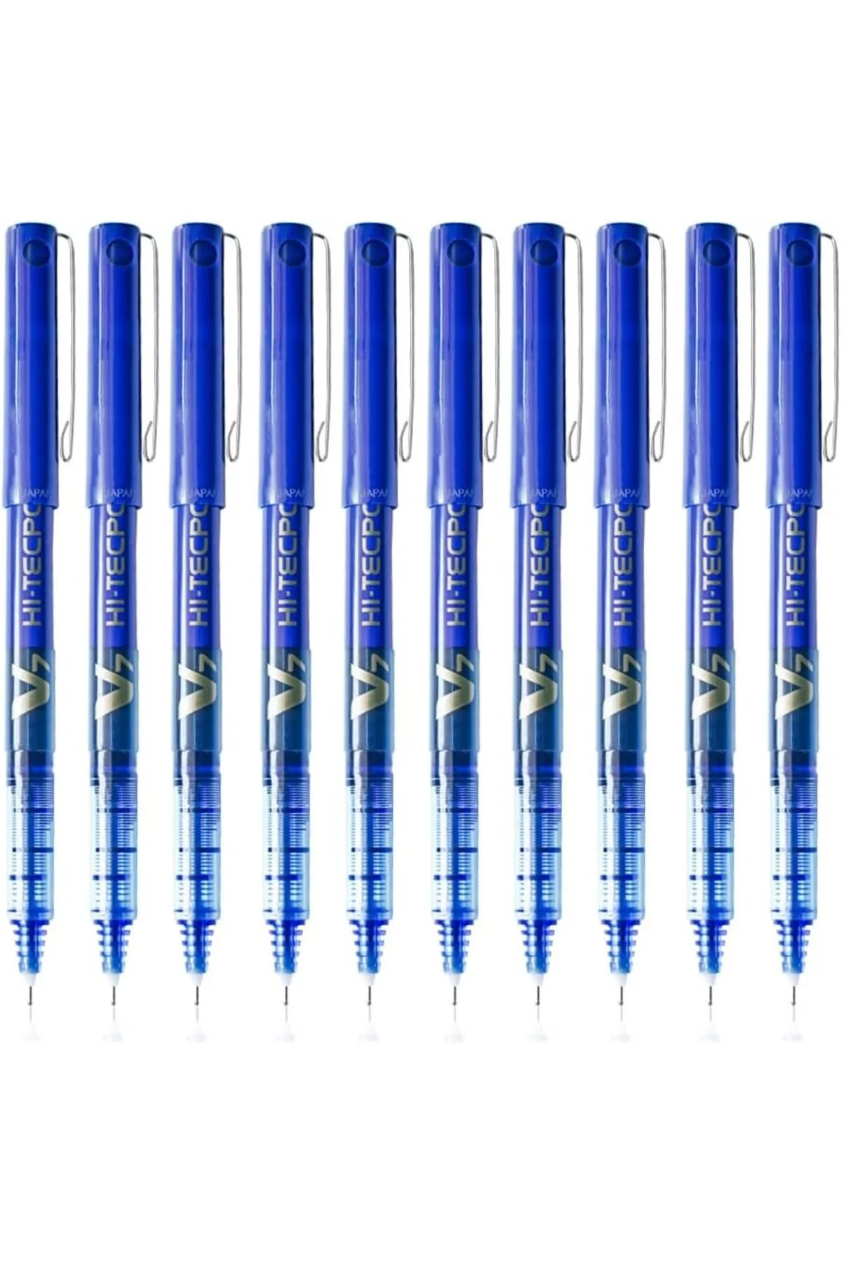 PILOT BX-V7 Hi-Tecpoint Rollerball Pen, 0.7mm Tip, Blue Ink – Box of 12 - Image 3