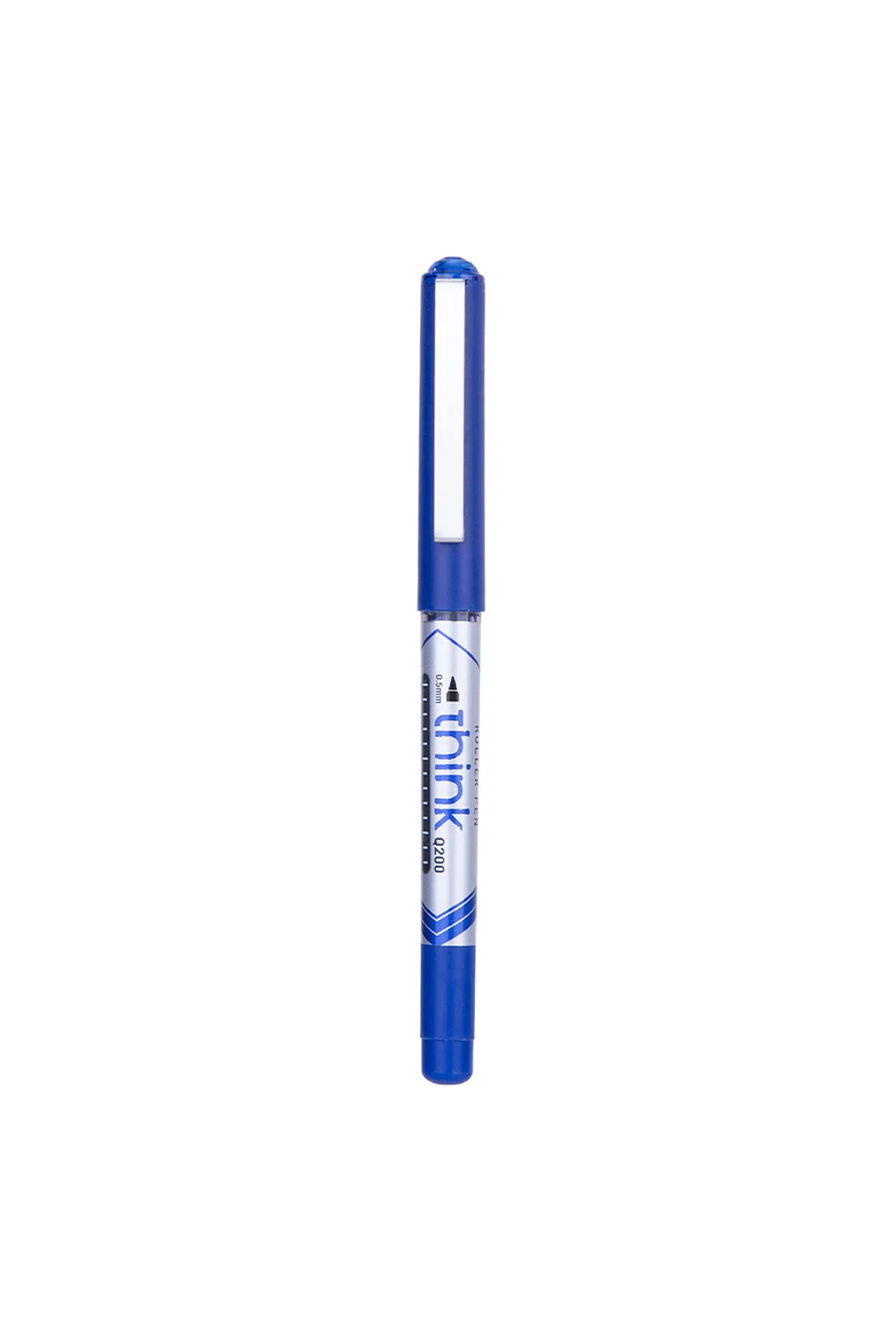 Deli EQ20030 Think Roller Pens, 0.5mm Fine Tip, Blue Ink, Smooth Writing, Pack of 12 - Image 6