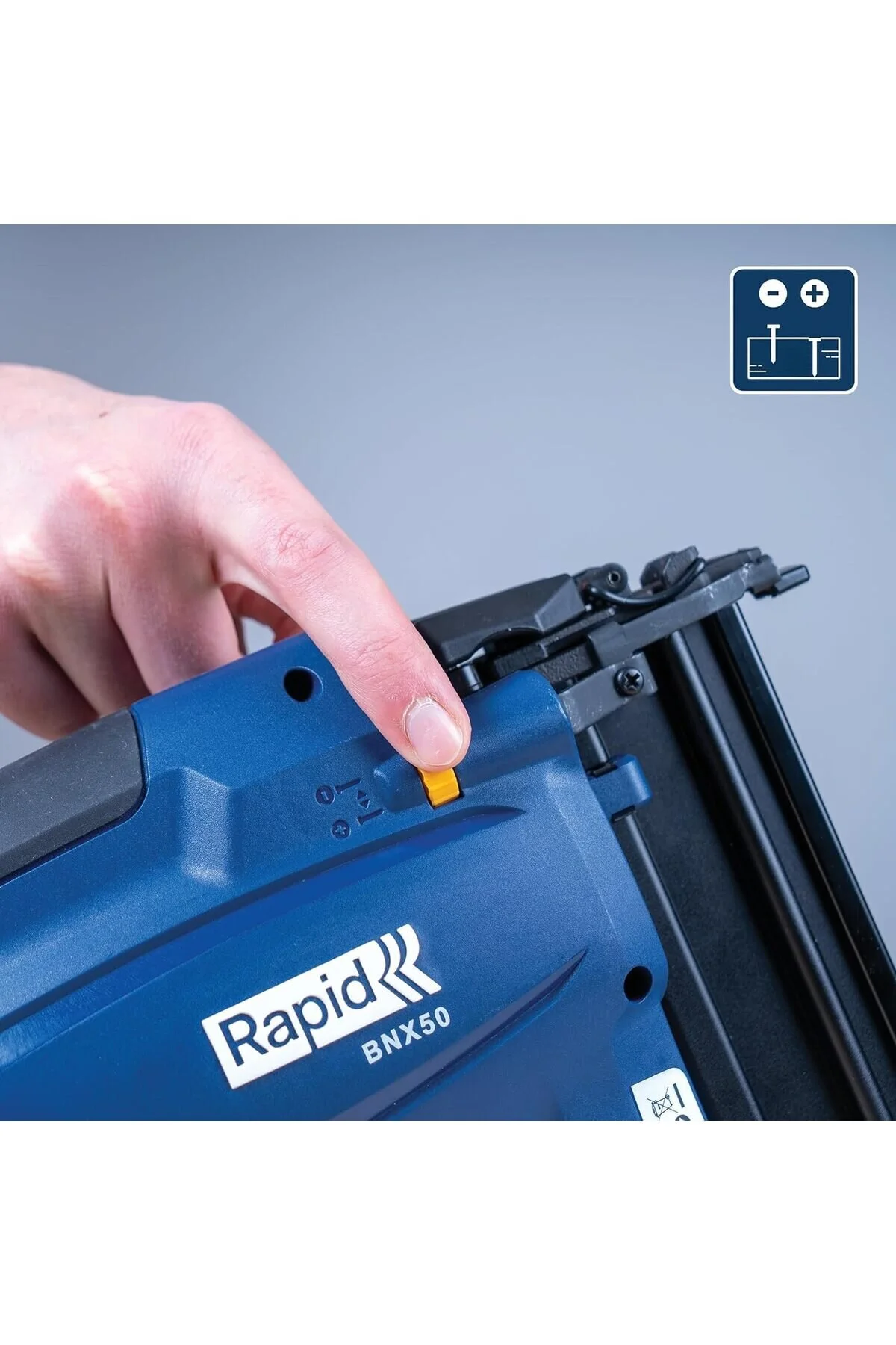 Rapid BNX50 18V Cordless Brad Nailer, Adjustable Depth, Tool Only - Image 5