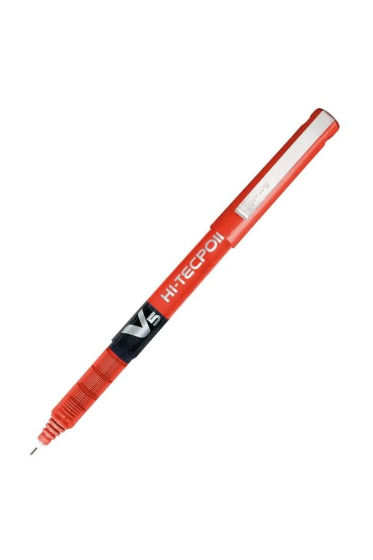 PILOT BX-V5 Hi-Tecpoint Extra-Fine Rollerball Pen, 0.5mm Tip, Red Ink – Pack of 12 - Image 6