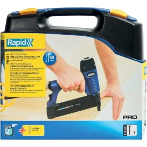 Rapid Airtac Pro PB131 Pneumatic Brad Nailer with 300 Nails