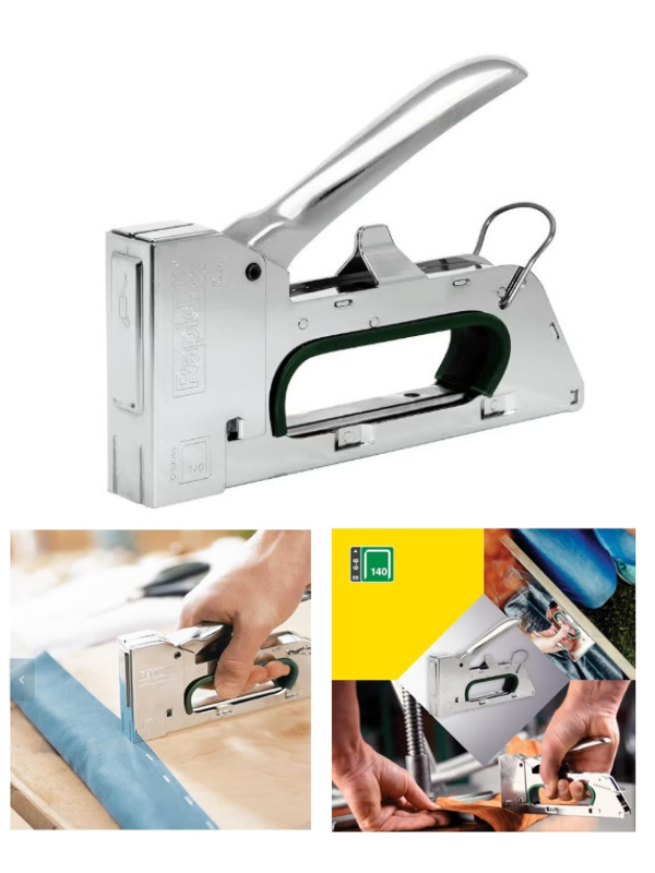 Rapid R14 Professional Hand Staple Gun for Upholstery, Insulation & DIY Projects, 6–8mm, All-Steel Body - Image 3