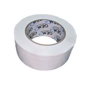 GEM Premium Cloth Duct Tape, White, 75mm x 25m – Strong, Durable & Reinforced Adhesive Tape