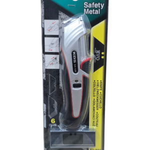 Muratec KDS SA-12B Safety Metal Cutter with 5 Power Black Blades – Heavy Duty