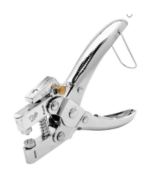 Rapid RP05 4 mm Eyelet Pliers with 100 Eyelets, Steel, Silver - Image 4