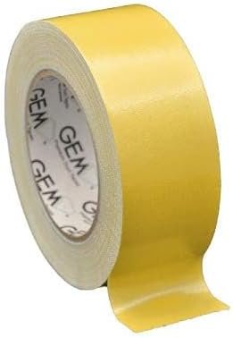 GEM Premium Cloth Duct Tape, Yellow, 75mm x 25m – Strong, Durable & Reinforced Adhesive Tape - Image 4