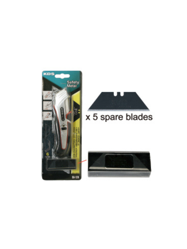 Muratec KDS SA-12B Safety Metal Cutter with 5 Power Black Blades – Heavy Duty - Image 6