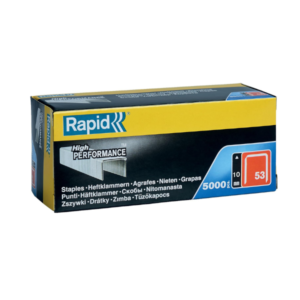 Rapid No.53 Staples 10 mm (53/10), 5000 Pieces
