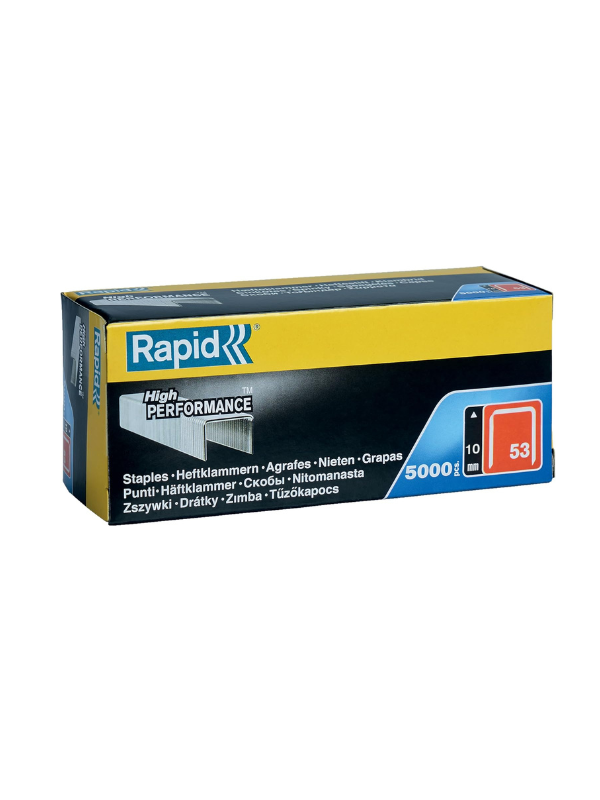 Rapid No.53 Staples 10 mm (53/10), 5000 Pieces - Image 3