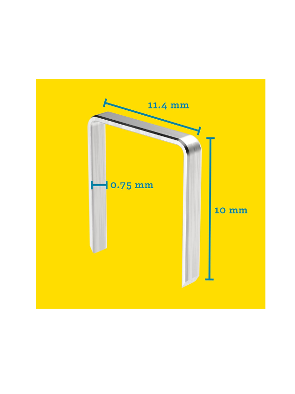 Rapid No.53 Staples 10 mm (53/10), 5000 Pieces - Image 6