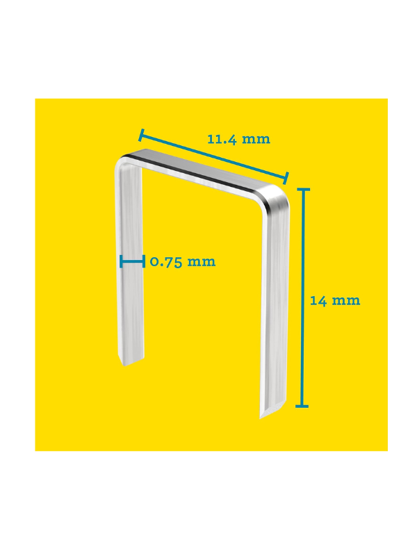 Rapid No.53 Staples 14 mm (53/14), 5000 Pieces - Image 6