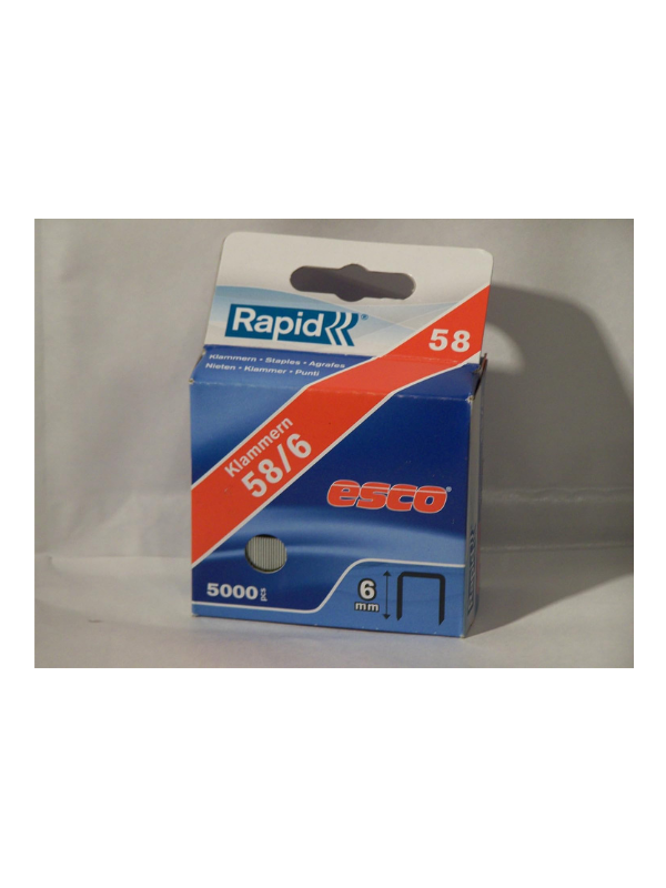 Rapid ESCO 58/6 mm Fine Wire Staples, 5000 Pieces - Image 4
