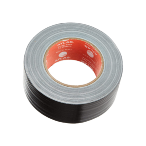 ATLAS Cloth Tape / Duct Tape, Black, 50mm x 25m – Strong, Durable & Reinforced Adhesive Tape
