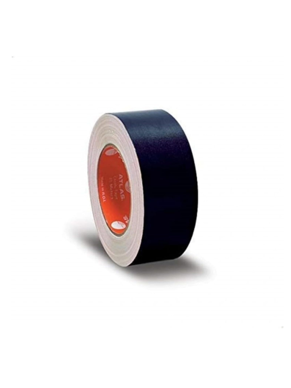 ATLAS Cloth Tape / Duct Tape, Black, 50mm x 25m – Strong, Durable & Reinforced Adhesive Tape - Image 3