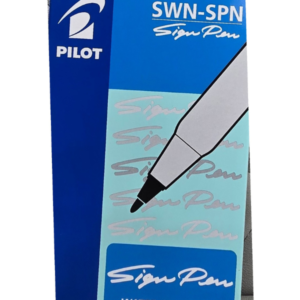 PILOT SWN-SPN Sign Pen, Fine Tip, Waterproof Black Ink – Pack of 12 (1 Dozen)