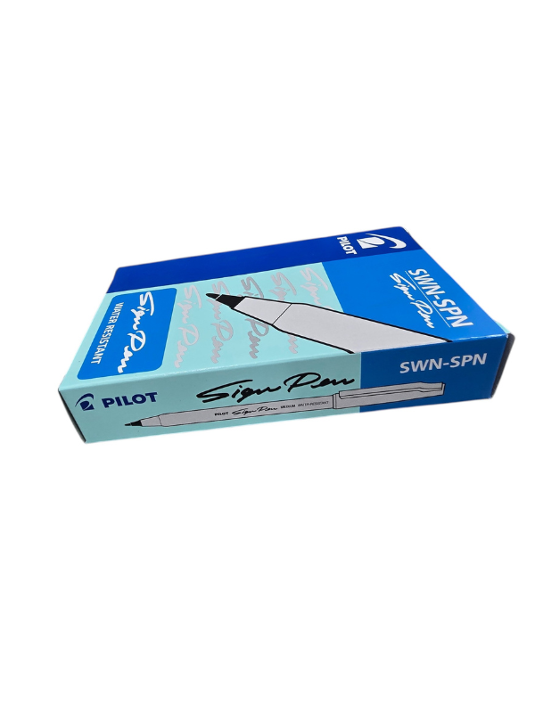 PILOT SWN-SPN Sign Pen, Fine Tip, Waterproof Black Ink – Pack of 12 (1 Dozen) - Image 4