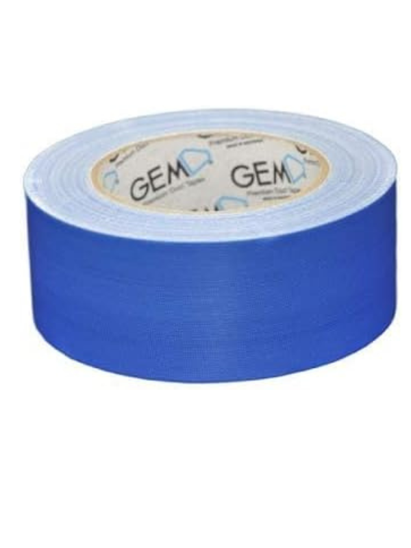 GEM Premium Cloth Duct Tape, Navy Blue, 50mm x 25m – Strong, Durable & Reinforced Adhesive Tape