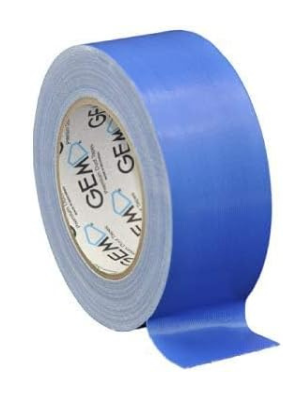 GEM Premium Cloth Duct Tape, Navy Blue, 50mm x 25m – Strong, Durable & Reinforced Adhesive Tape - Image 5