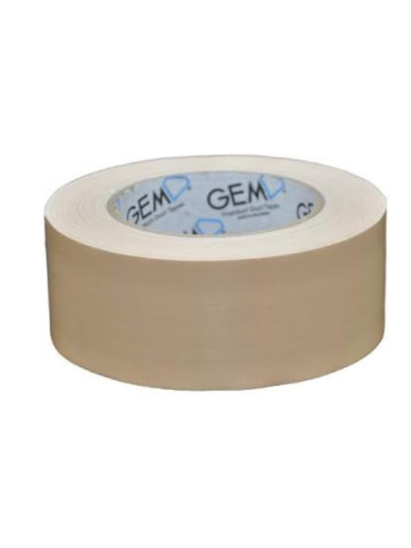 GEM Premium Cloth Duct Tape, Beige, 50mm x 25m – Strong, Durable & Reinforced Adhesive Tape - Image 2