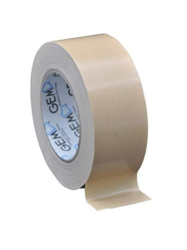 GEM Premium Cloth Duct Tape, Beige, 50mm x 25m – Strong, Durable & Reinforced Adhesive Tape - Image 3
