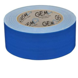 GEM Premium Cloth Duct Tape, Light Blue, 50mm x 25m – Strong, Durable & Reinforced Adhesive Tape