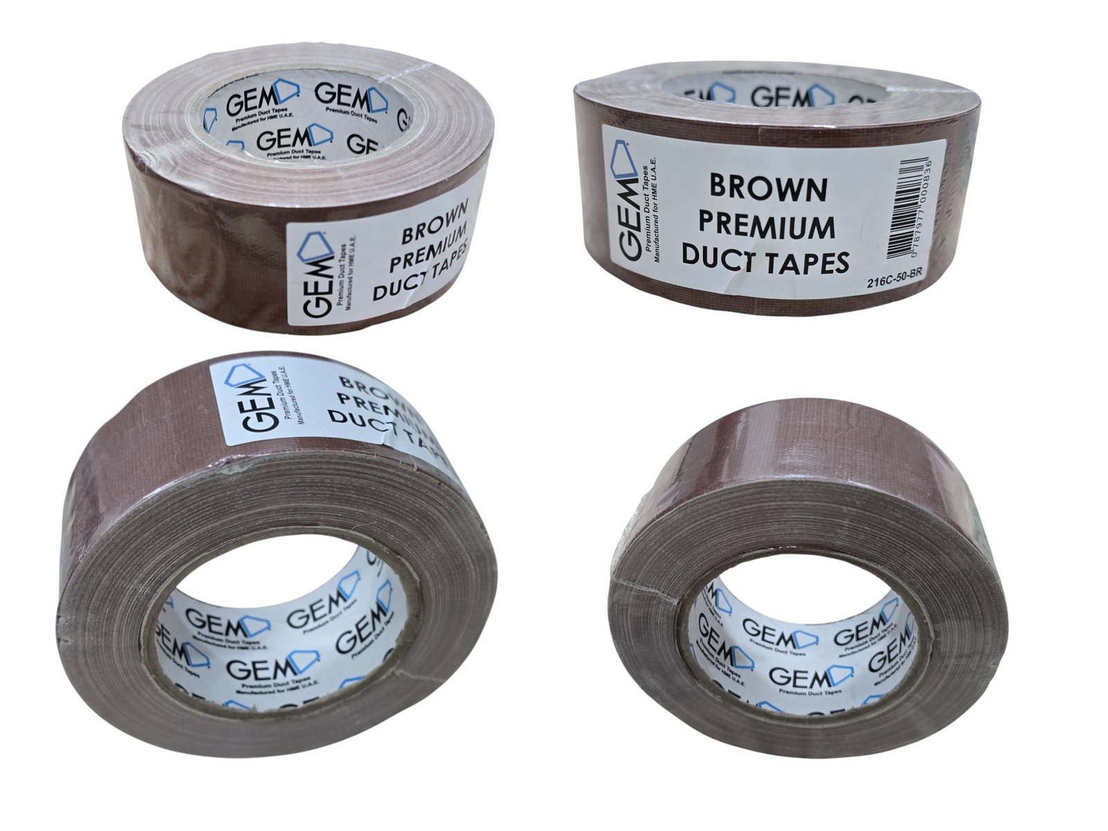 GEM Premium Cloth Duct Tape, Brown (PRC), 50mm x 25m – Strong, Durable & Reinforced Adhesive Tape - Image 5