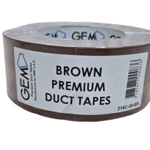 GEM Premium Cloth Duct Tape, Brown (PRC), 50mm x 25m – Strong, Durable & Reinforced Adhesive Tape