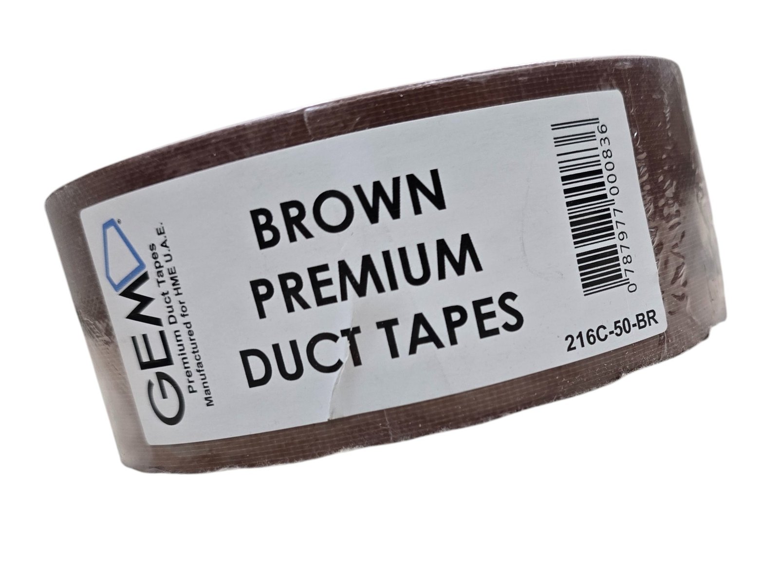 GEM Premium Cloth Duct Tape, Brown (PRC), 50mm x 25m – Strong, Durable & Reinforced Adhesive Tape - Image 8