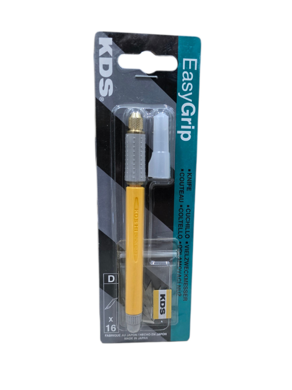 KDS D-12YE Easy Grip Cutter 10.5mm – Yellow Handle, Made in Japan - Image 6