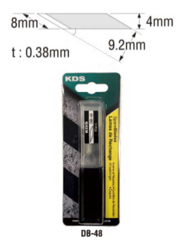 KDS DB-48 Spare Blades for D-12 Easy Grip Cutter – 48 Blades in Durable Case - Image 5