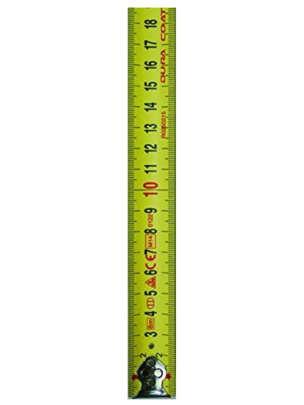 KDS DVZ25 Heavy-Duty Measuring Tape with Double-Sided Scale & Double-Lock System - Image 2