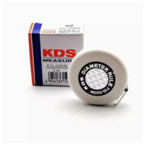 KDS F10-02DM High-Precision Steel Diameter Measuring Tape 2m x 10mm with Auto-Lock