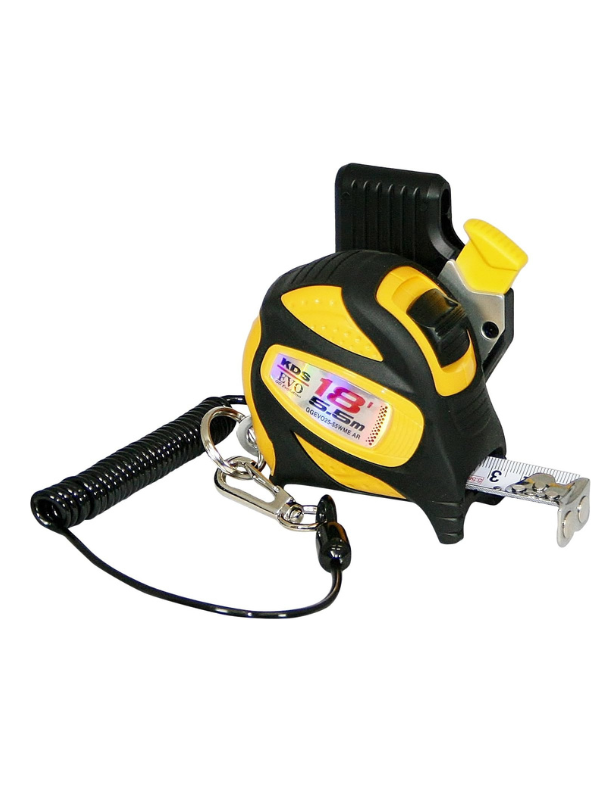 KDS GGEVO25-10ME Evolution Measuring Tape 10m / 33ft – 25mm Nylon Coated Double Scale - Image 2