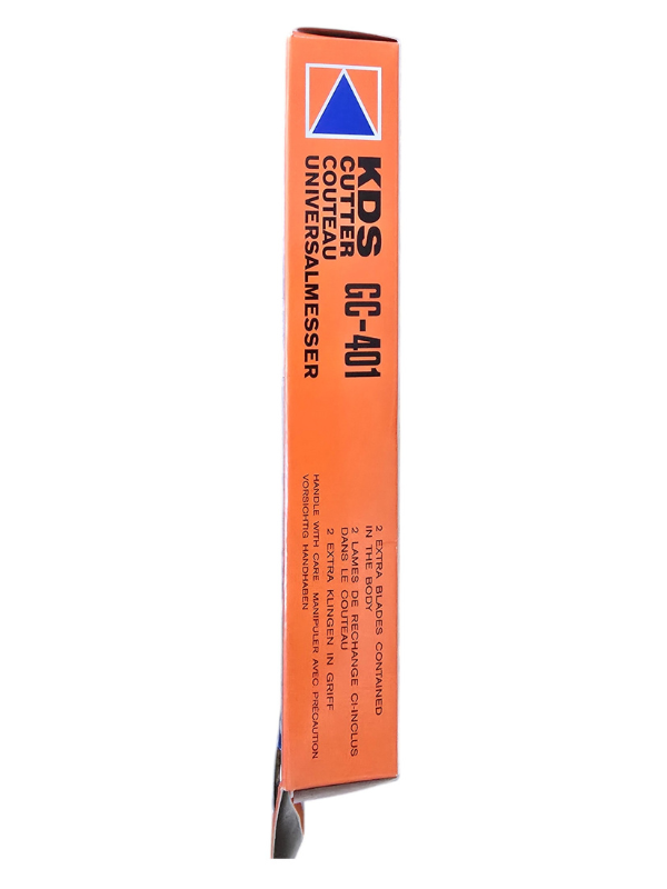 KDS GC-401 Heavy-Duty 18mm Snap-Off Cutter Knife Pack of 2 – 0.6mm Blade, Extra-Grip Handle - Image 5
