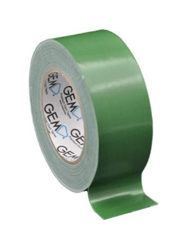 GEM Premium Cloth Duct Tape, Green, 50mm x 25m – Strong, Durable & Reinforced Adhesive Tape - Image 3