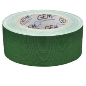 GEM Premium Cloth Duct Tape, Green, 75mm x 25m – Strong, Durable & Reinforced Adhesive Tape