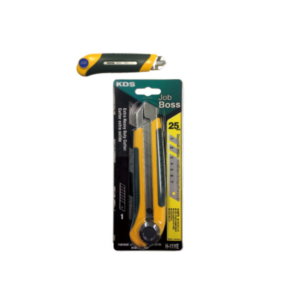 KDS Reiter H-11YE Professional Cutter – 25mm Snap-Off Blade, Yellow Rubber Grip