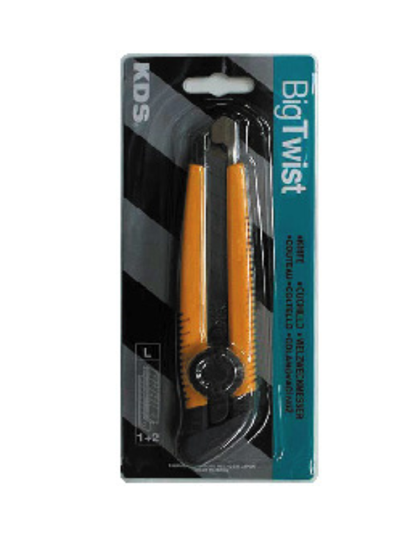 KDS L-15YE Screw Lock Cutter with 2 Spare Blades – Yellow Handle - Image 5