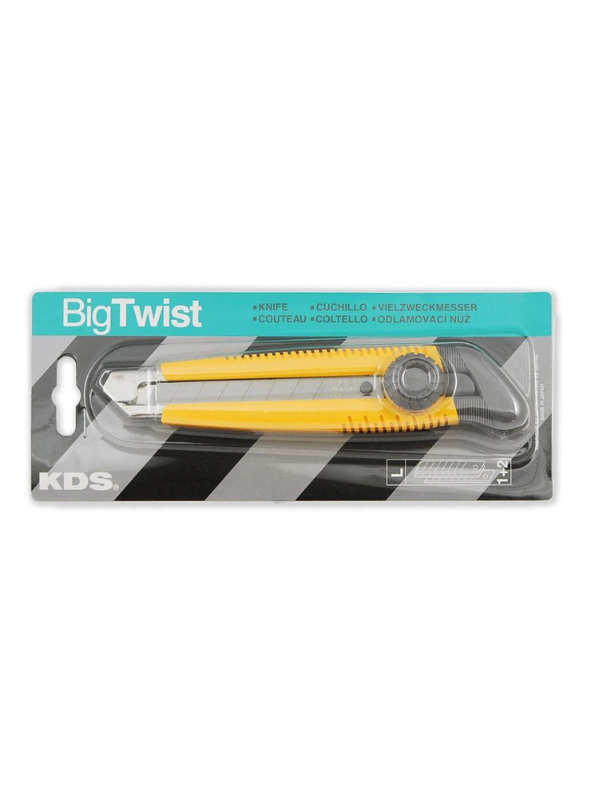 KDS L-15YE Screw Lock Cutter with 2 Spare Blades – Yellow Handle - Image 7