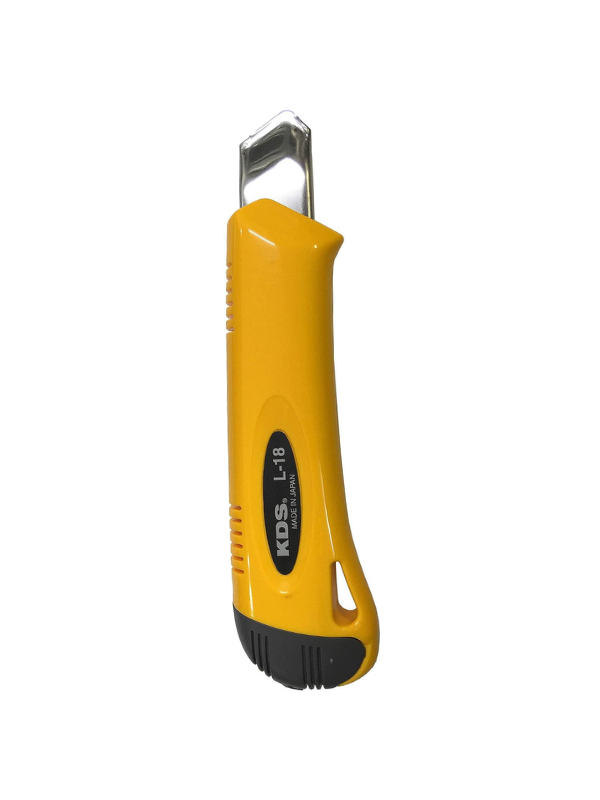 KDS L-18YE 18mm Auto Lock Utility Knife – Yellow Handle - Image 4