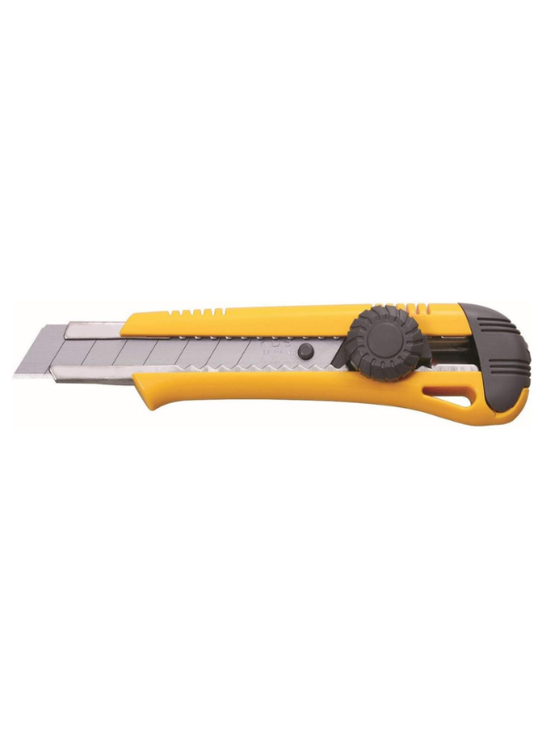 KDS L-19YE Twist-Lock Utility Knife 18mm with ABS Handle – Made in Japan - Image 3
