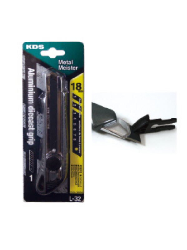 KDS L-32 Metal Meister 18mm Metal Cutter Knife with Twist-Lock System – Made in Japan - Image 8