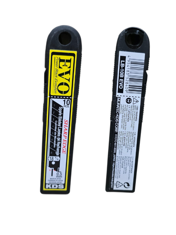 KDS Japan LB-10B EVO Power Black Snap-Off Blades 18mm – Pack of 10 - Image 6