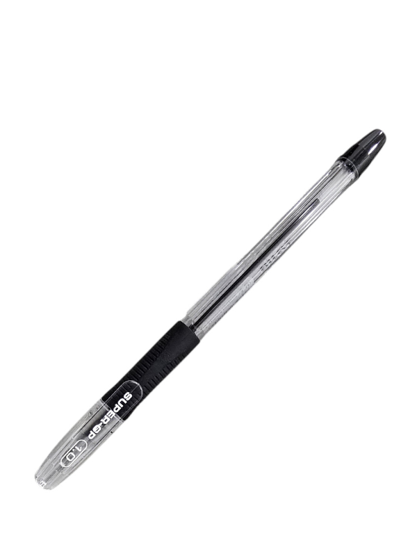 PILOT BPP-GPL-M Super Grip Ballpoint Pen, Black Ink, 1.0mm Medium Tip, Refillable – Pack of 12 - Image 2