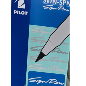 PILOT SWN-SPN Sign Pen, Fine Tip, Waterproof Blue Ink – Pack of 12 (1 Dozen)