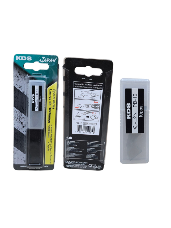 KDS Japan PB-10 9mm Hook Replacement Blades for P-11 Plastic Cutter – Pack of 10 - Image 4