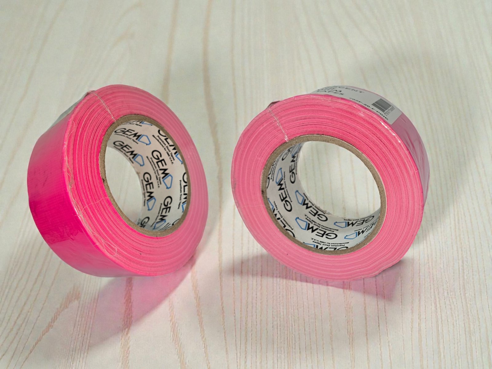 702F-50-F'Pink GEM Premium Fluorescent Pink Duct / Cloth Tape, 50mm x 25m – Strong, Durable & Reinforced Adhesive Tape - Image 6